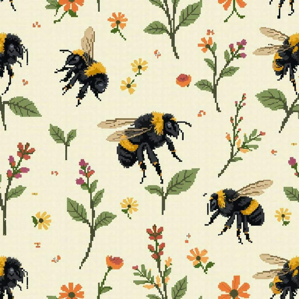 William Morris Bee Vintage (3)