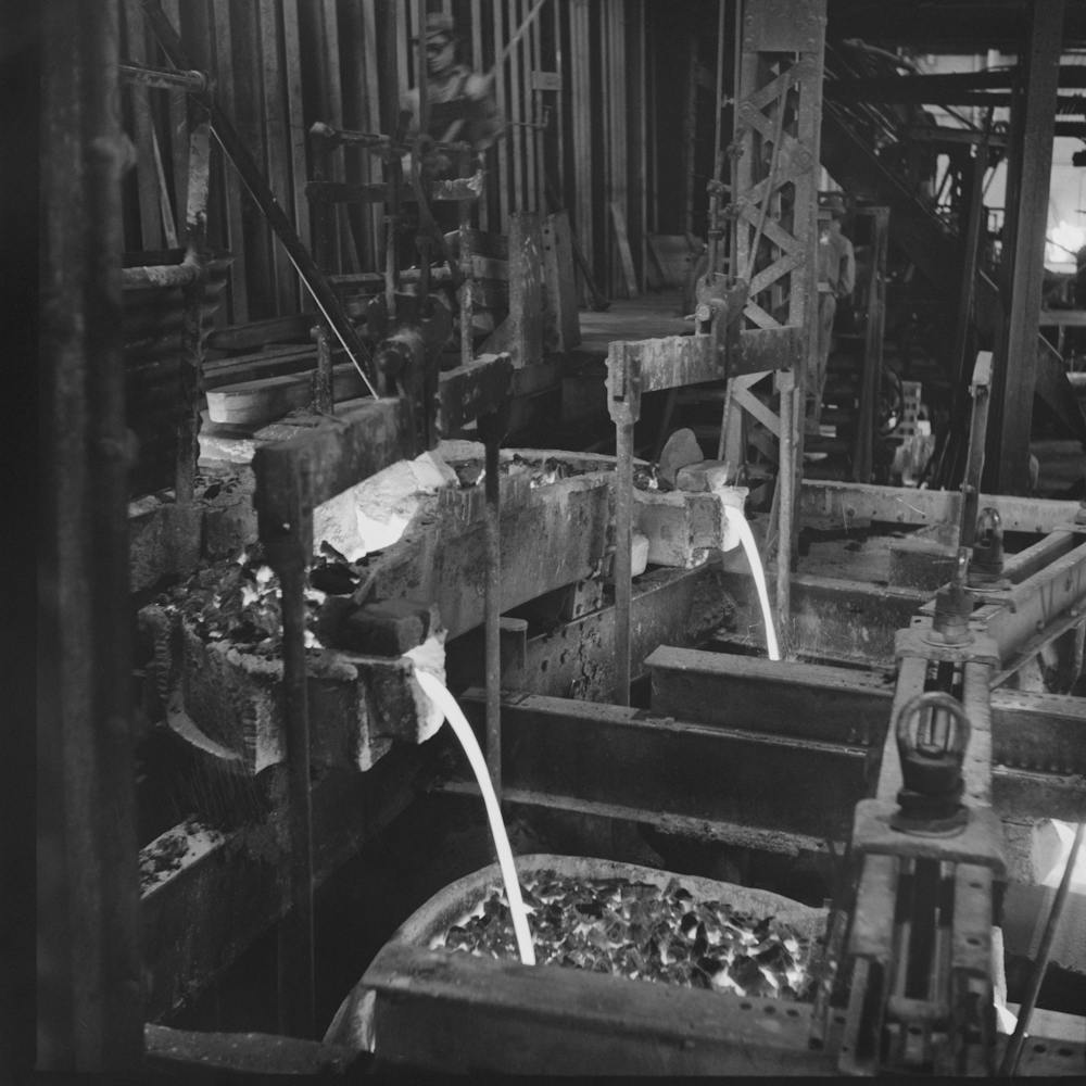 Untitled Photo, Possibly Related To Great Falls, Montana, Furnace Refinery Of Anaconda Copper Mining Company