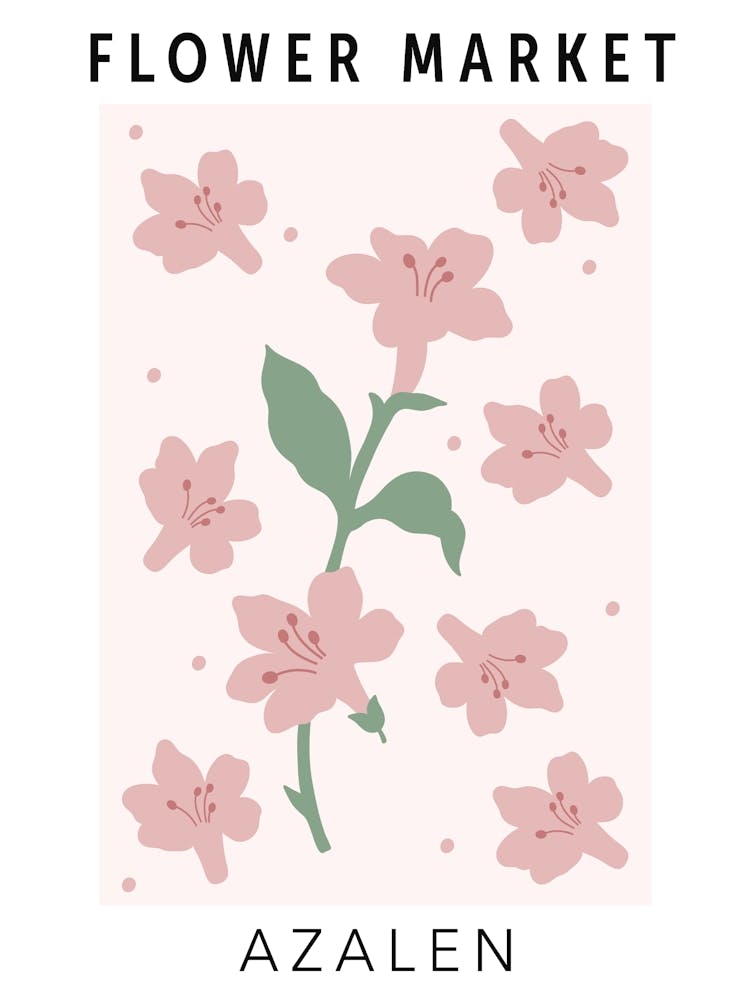 Flower Market Pink