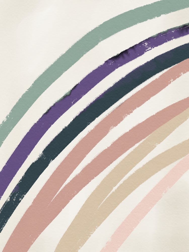 Abstracto Rainbow Pastels
