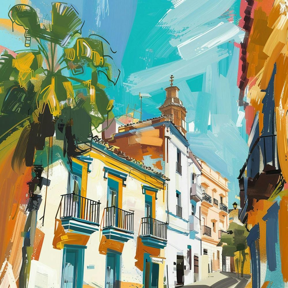 Street Scene In Spain 1