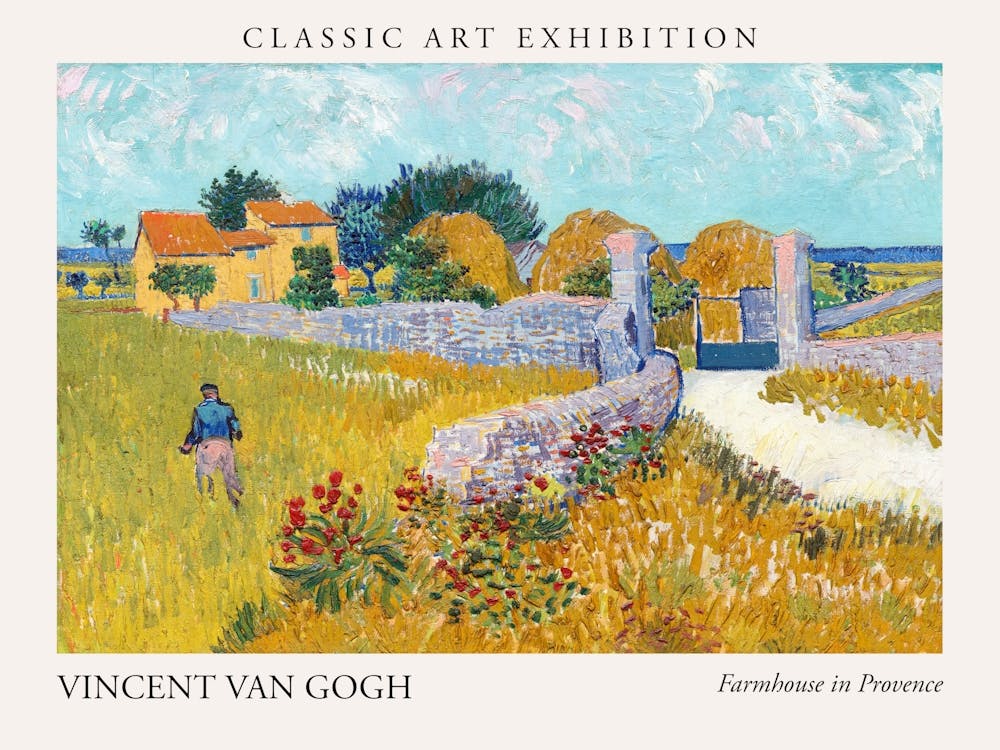 Farmhouse In Provence, Vincent Van Gogh Poster