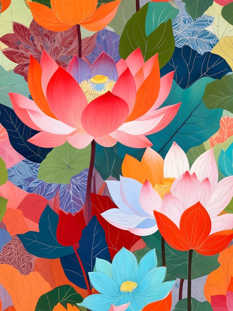 The Enchanted Lotus Garden
