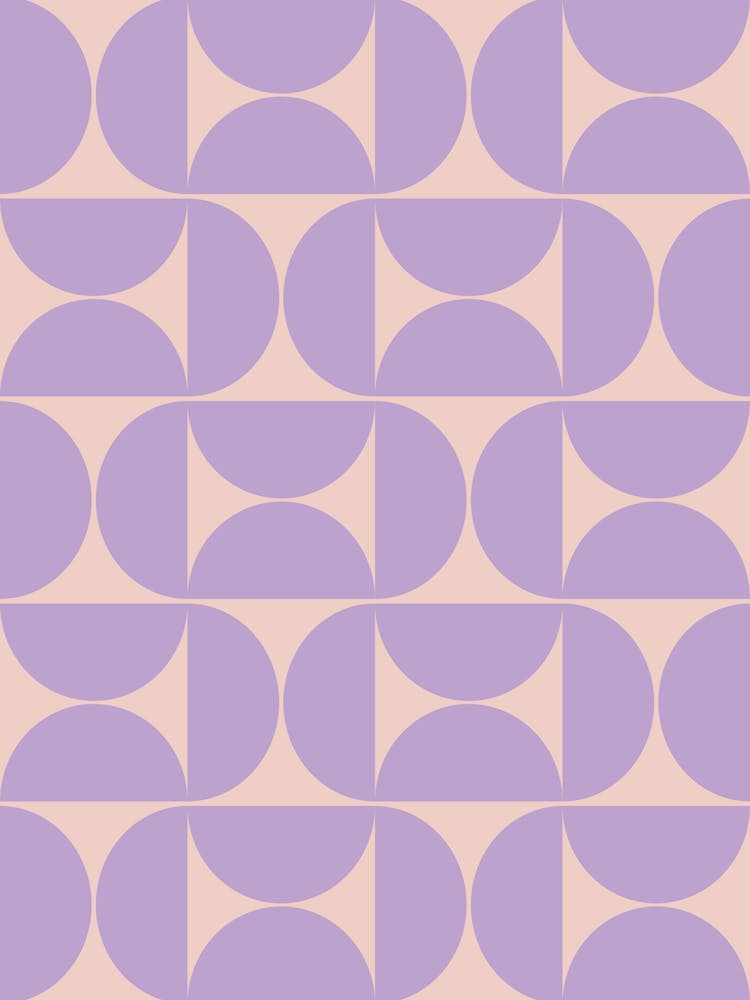 Mid Century Modern Purple