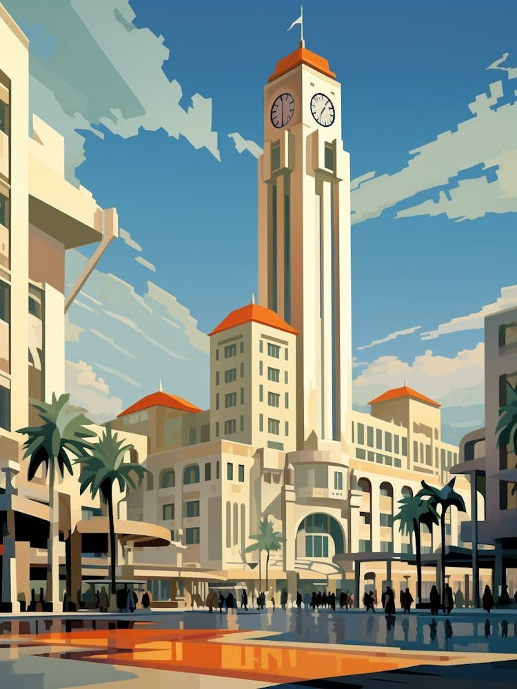 Takism Square Meydan Pixel Art 9