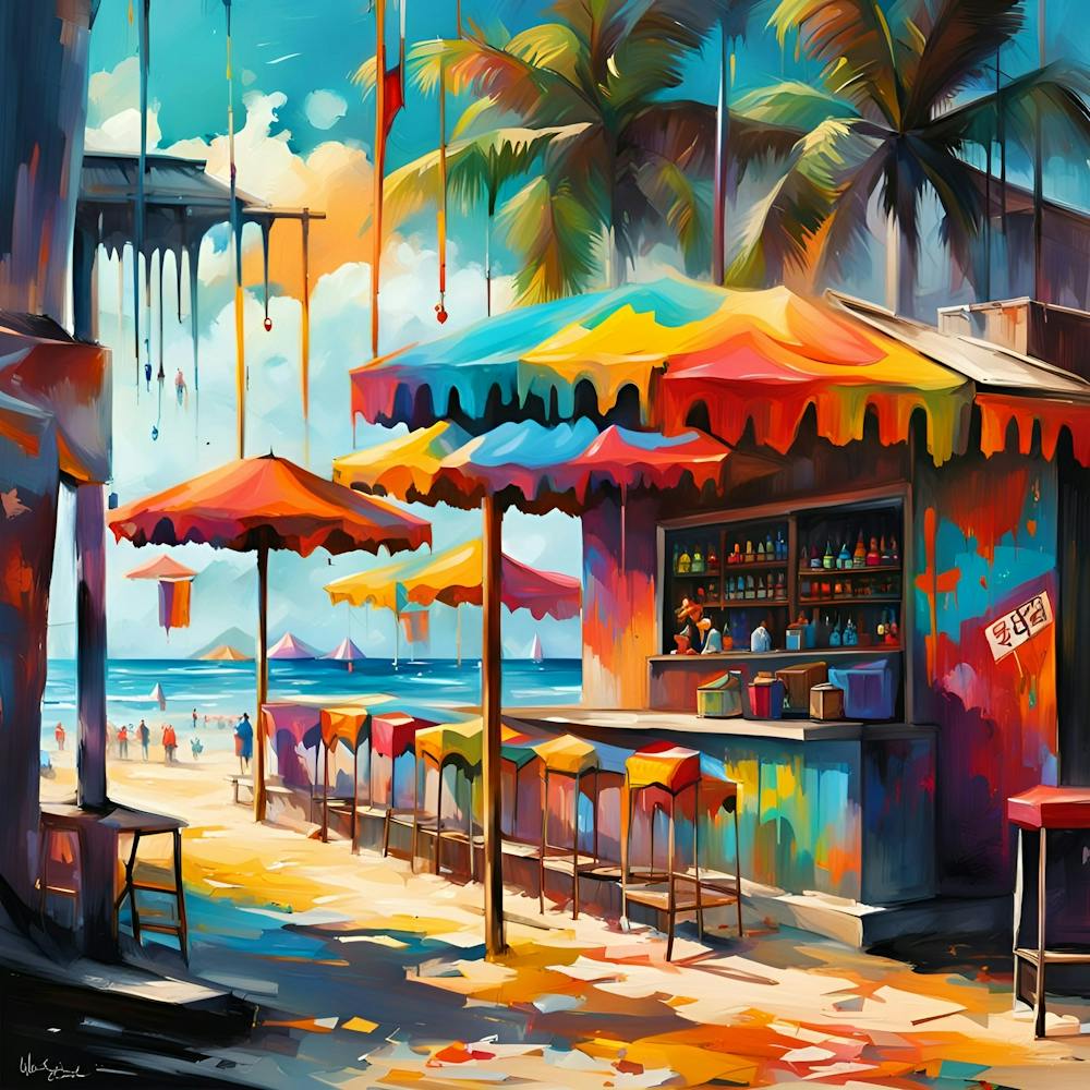 A Captivating Beach Bar By The Shore 1