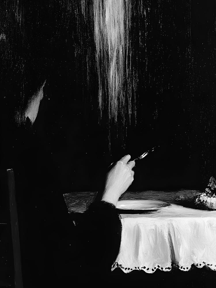 Woman At A Table