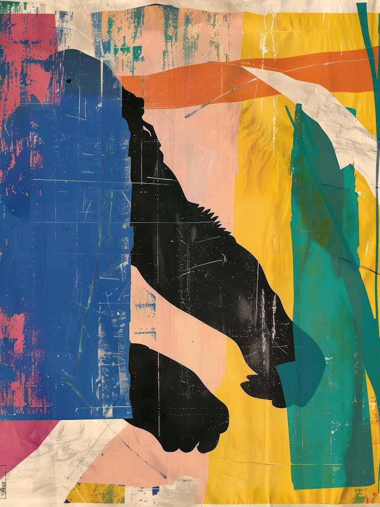 Gorilla 3 Cut Out Collage