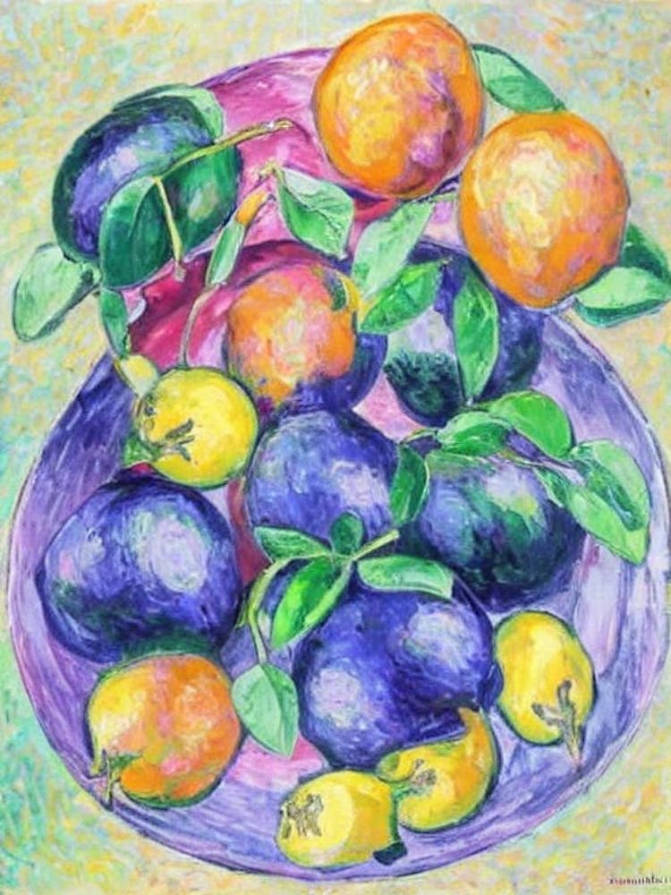 Passionfruit Vintage Sketch Fruit