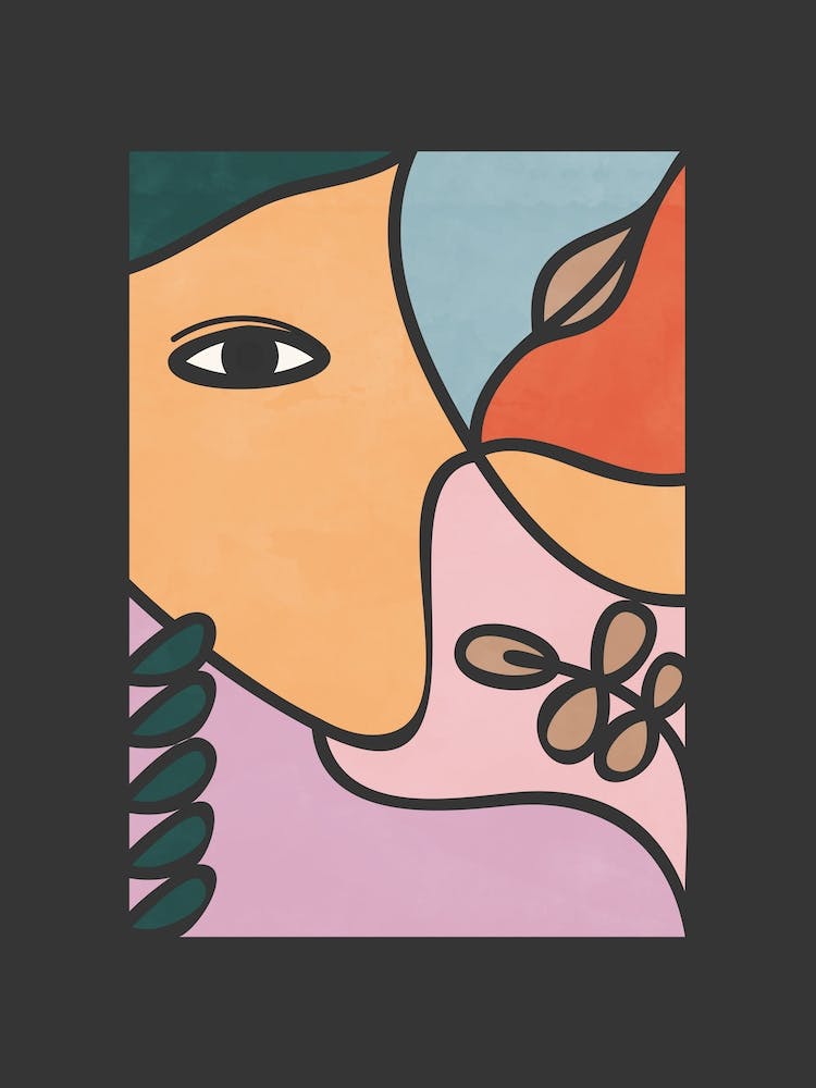 Colorful Woman Botanical
