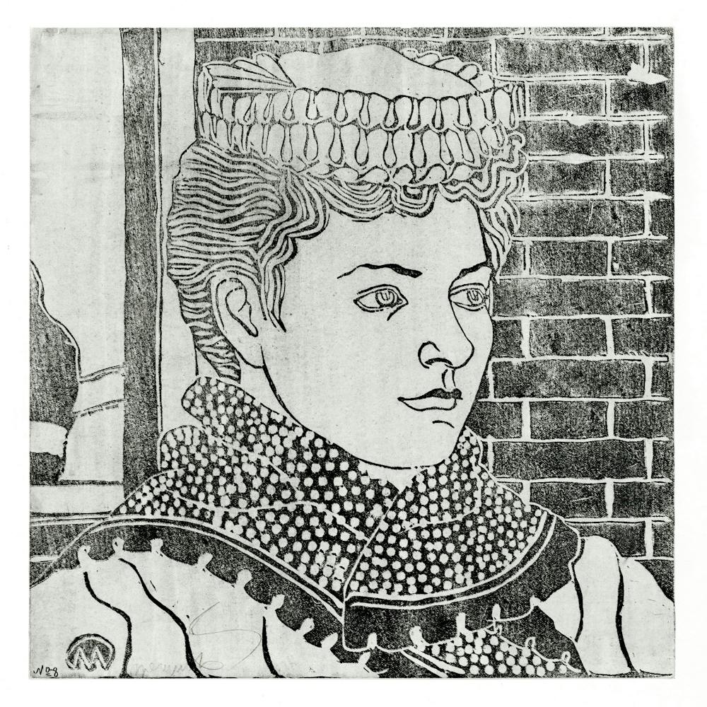 Woman With A Domestic Hat (C