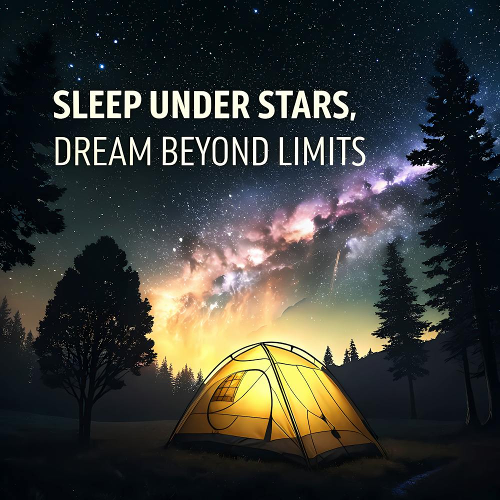 Sleep Under Stars Dream Beyond Limits