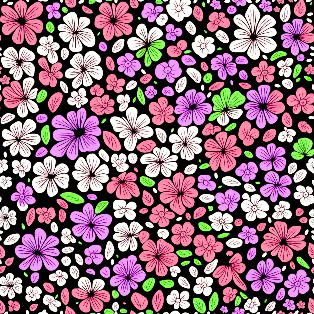 Flowers Floral Pattern Digital Texture Beautiful