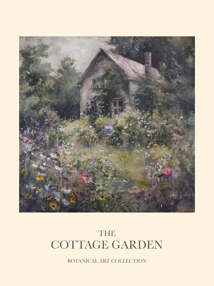 Flower Symphony Cottage Garden Poster 15