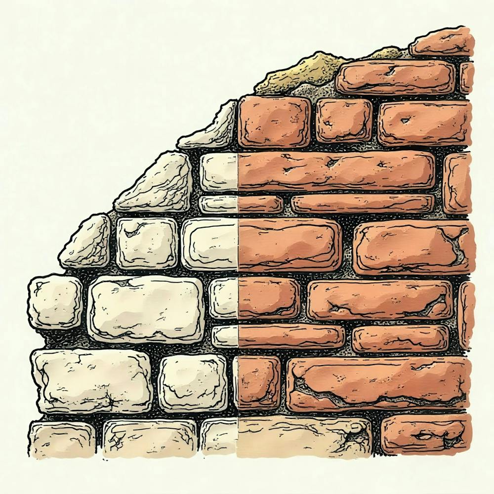 Ziegelwand Illustration