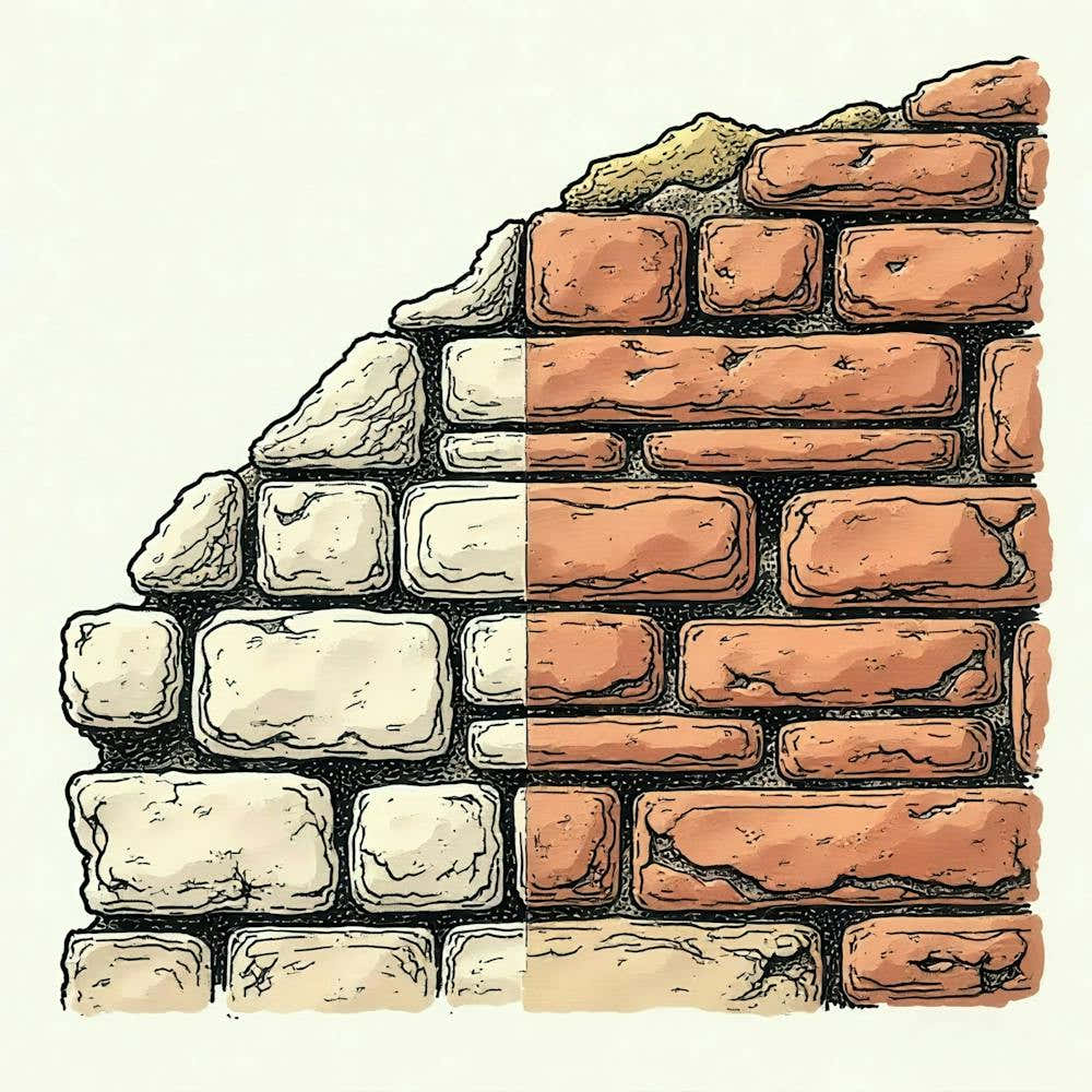 Brick Wall Illustration