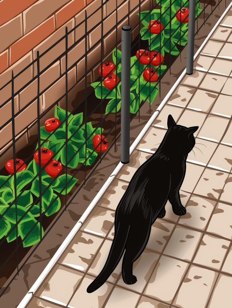 Katze im Garten 13