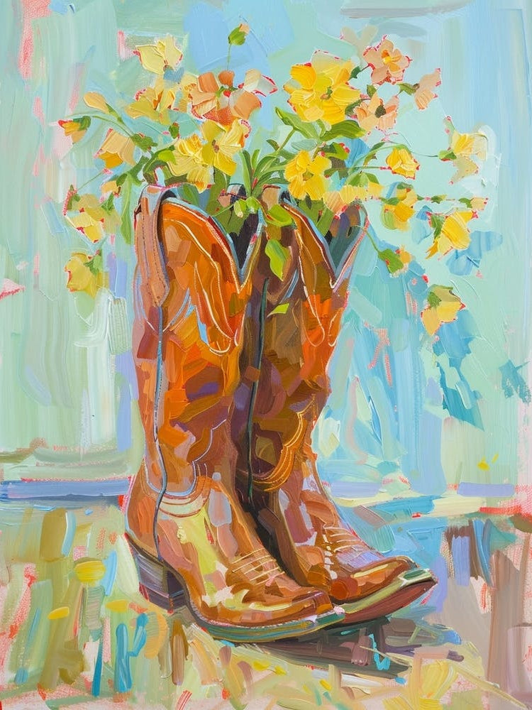 Cowboy Boots And Wildflowers Mayapple 2