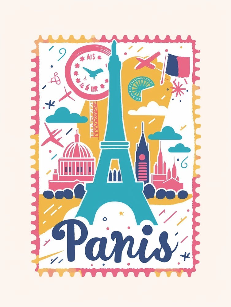 Paris Stamp