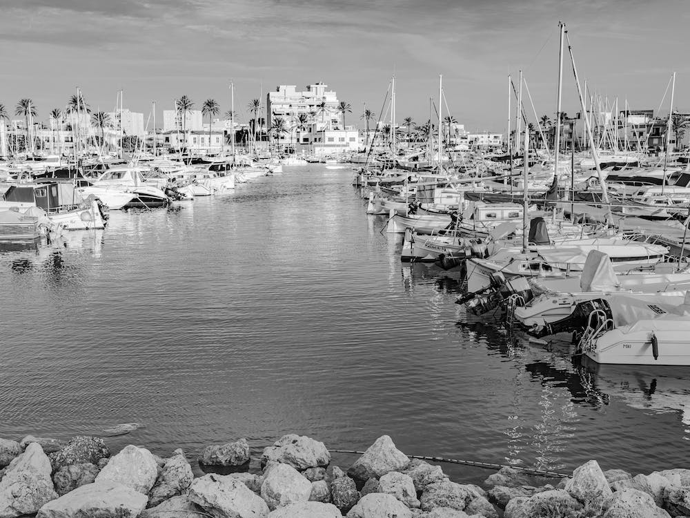 Portixol Palma de Mallorca, idyllic old harbor