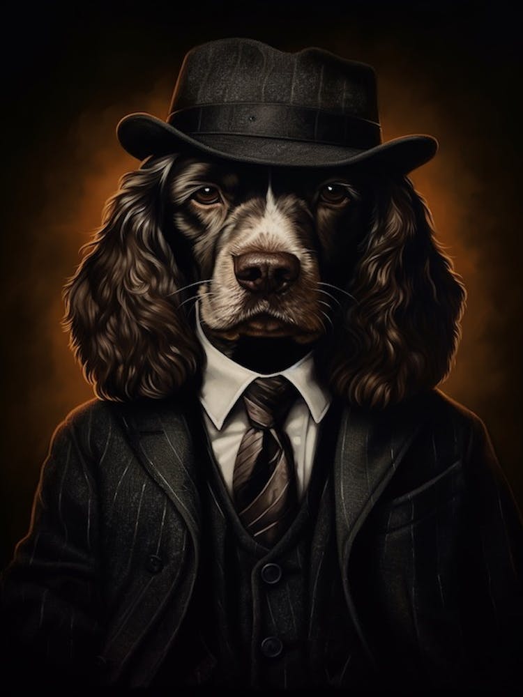 Gangster Dog Cocker Spaniel
