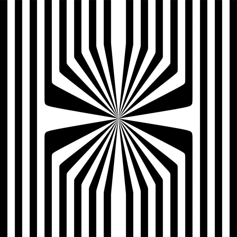 Abstract Black And White Striped Pattern