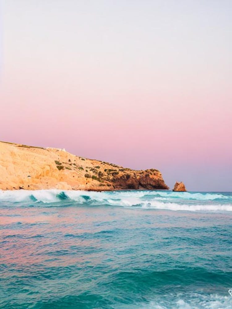 Cala Tarida, Ibiza, Spain Pink Photography 2