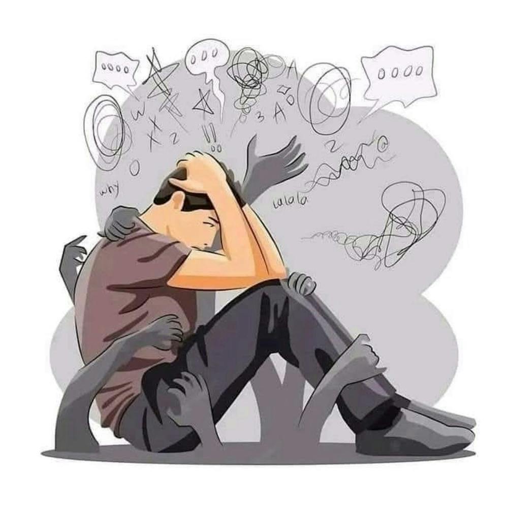 Man Sitting On The Ground