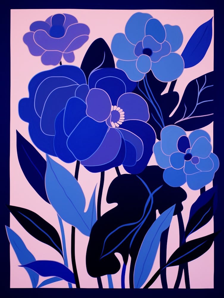 Illustration Fleur Bleue Lilas 6