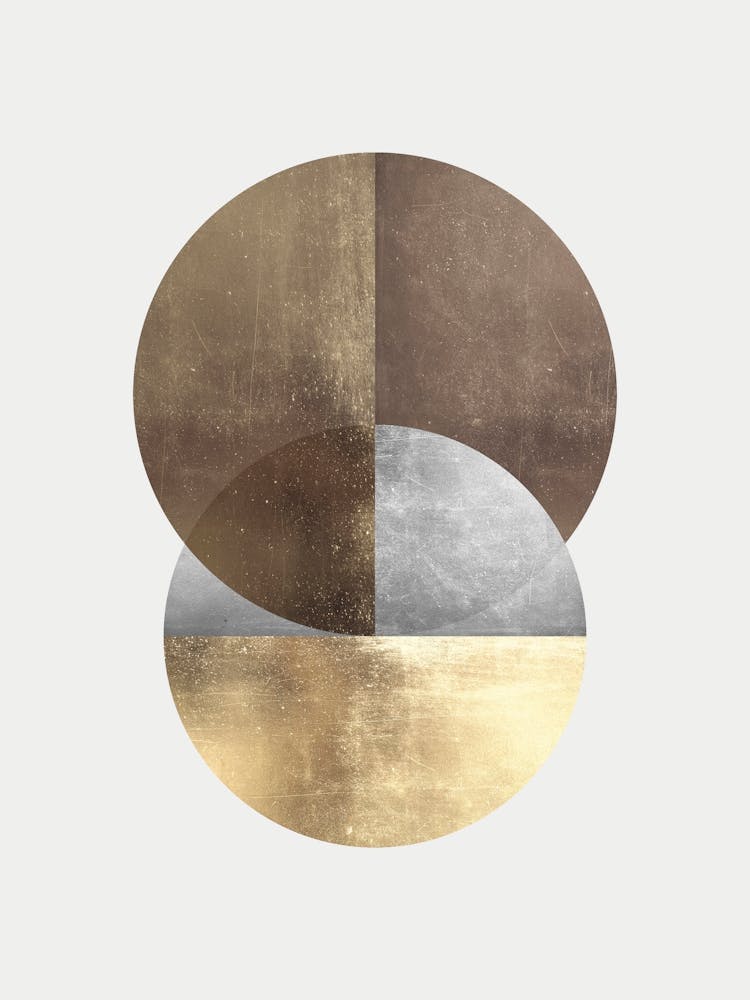Gold and metal geometry 7
