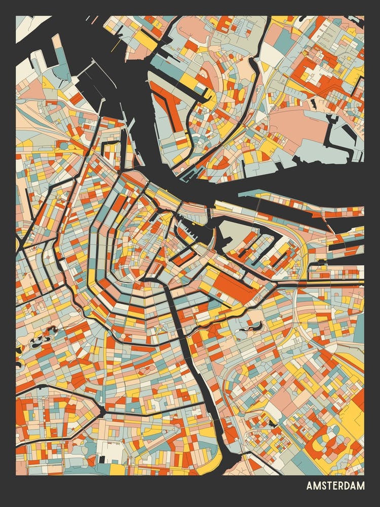 Amsterdam Netherlands Map