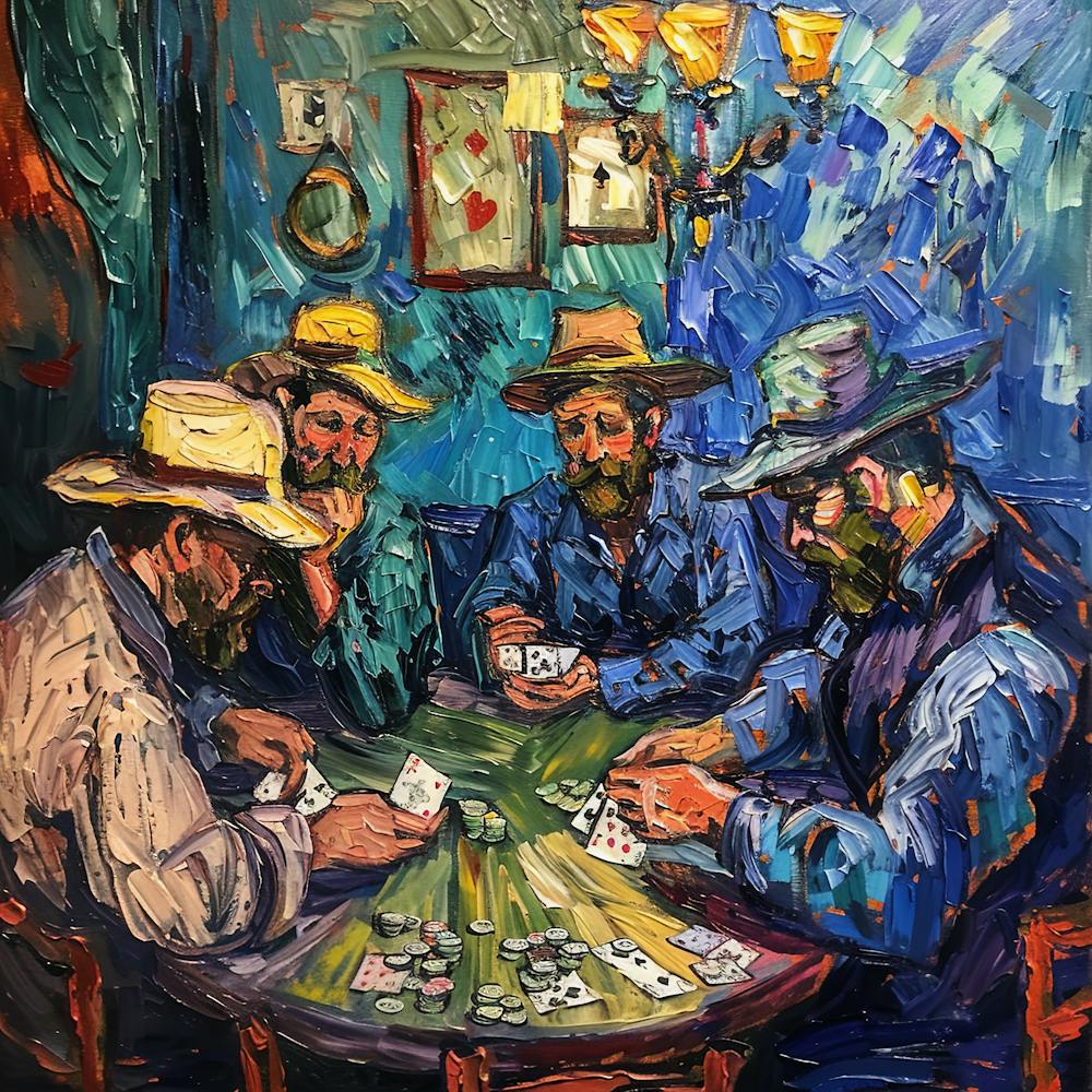 Van Gogh Style : The Card Players