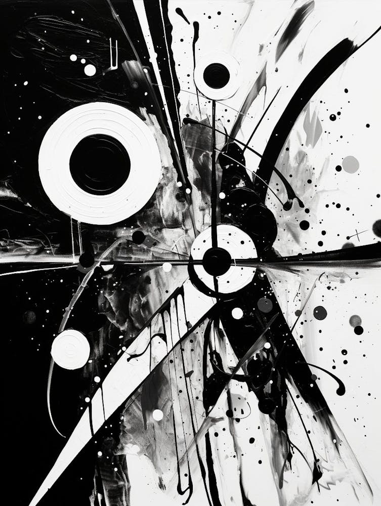 Resistance Abstract Black And White 3