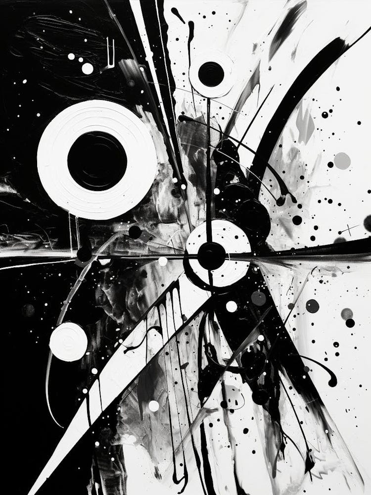 Resistance Abstract Black And White 3