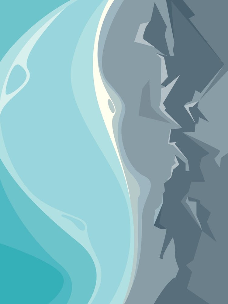 Ocean And Rocks