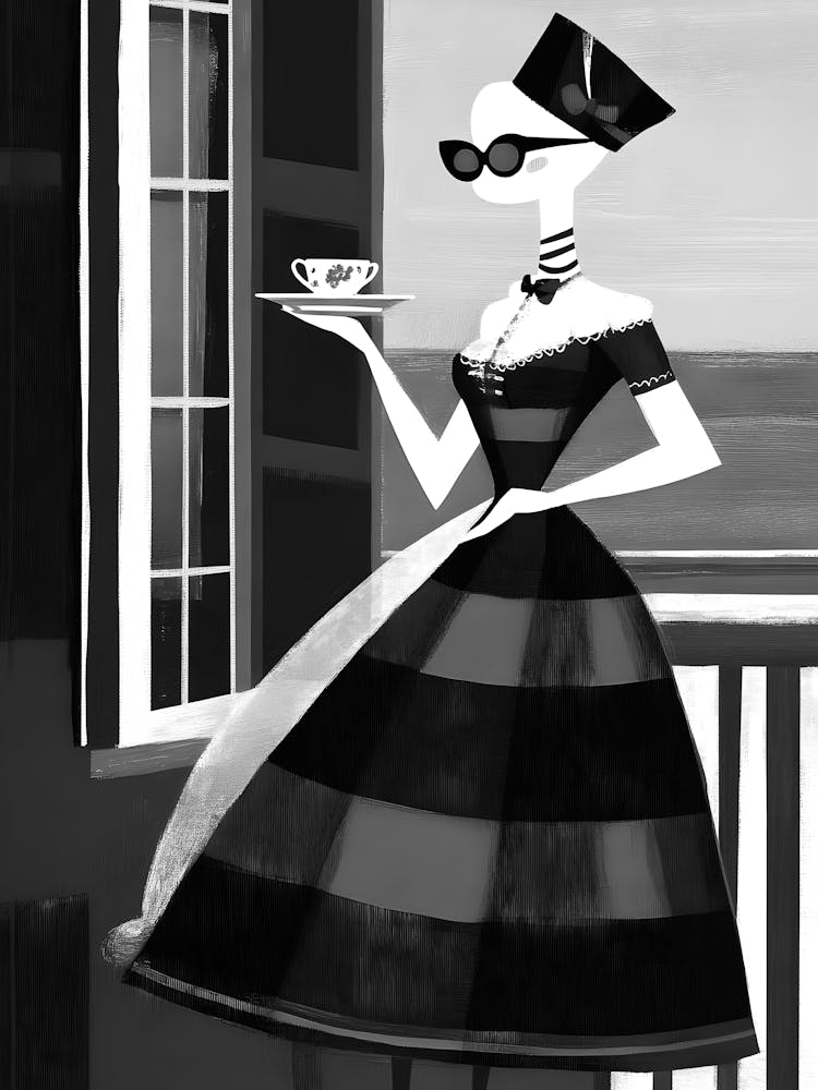 Black And White Painting 116