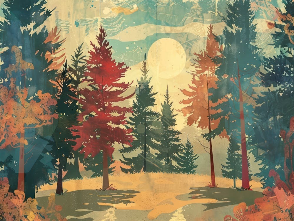 Landscape Forest Illustration 5