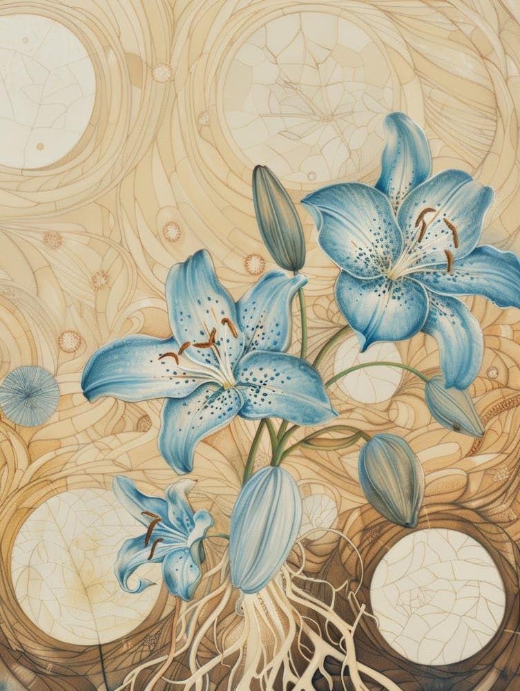 Blue Lily 1
