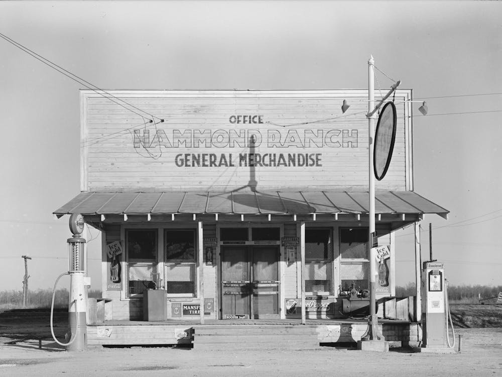 General Store, Hammond Ranch, Chicot, Arkansas, This House Is Leased By Fsa (Farm Security Administration) And