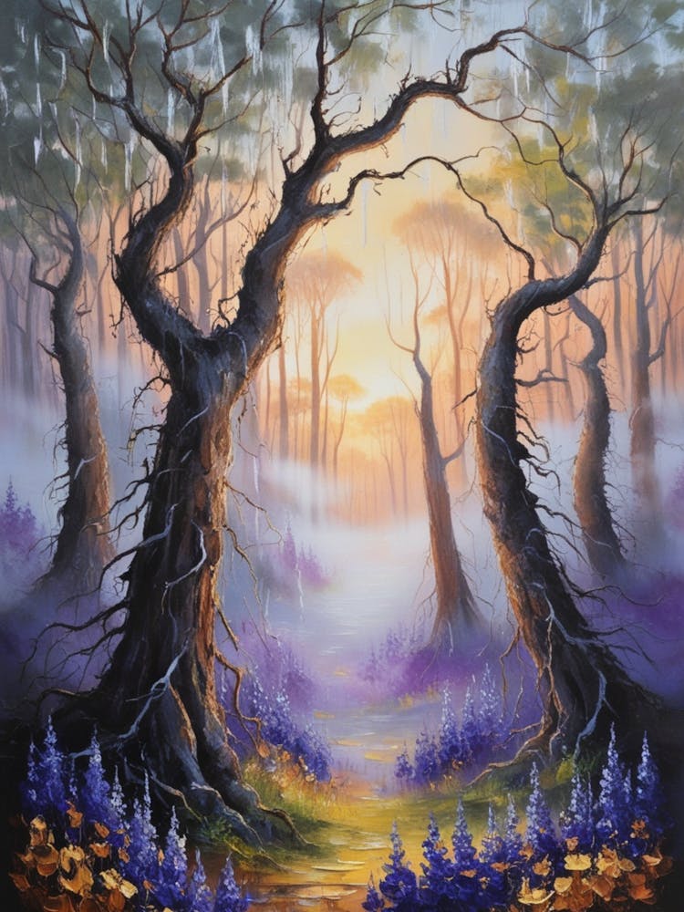 Forest At Sunrise