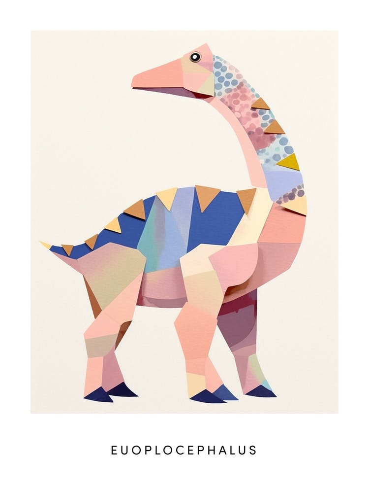 Nursery Dinosaur Art Euoplocephalus 1 Poster