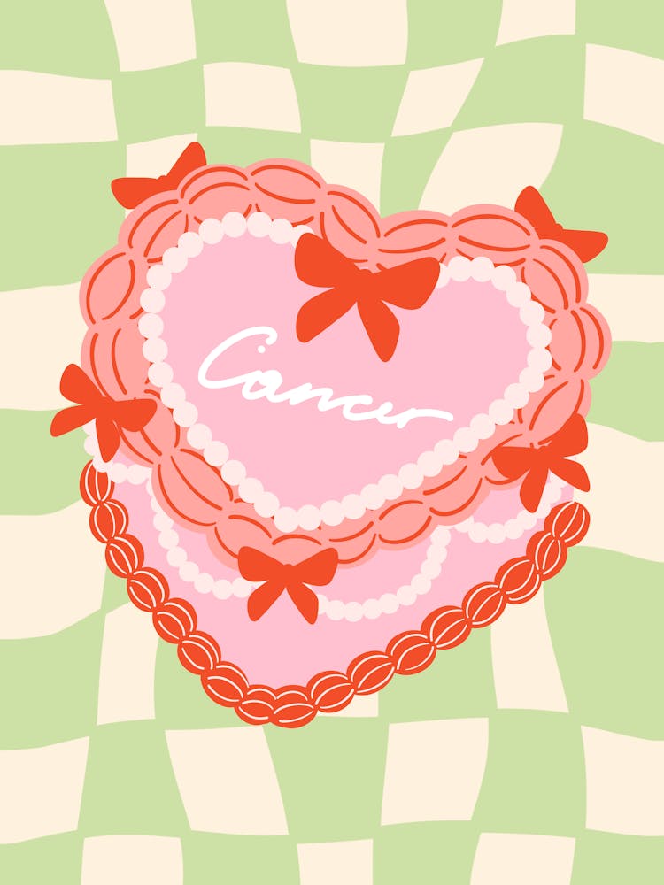 Cancer Coquette Cake