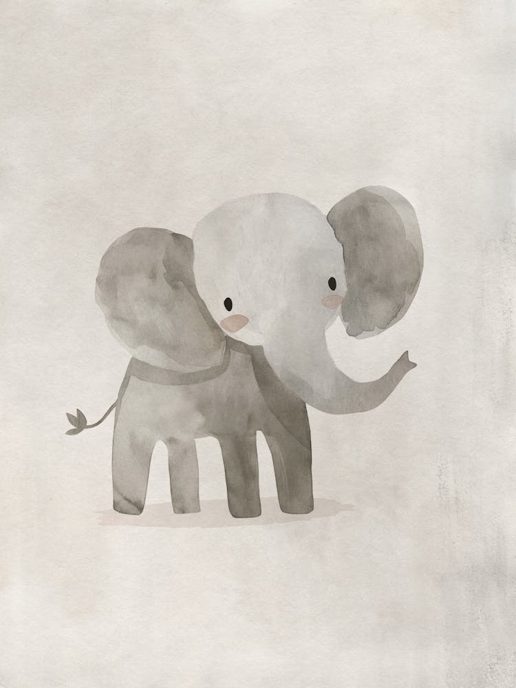 Boho Nursery 2 Elephant