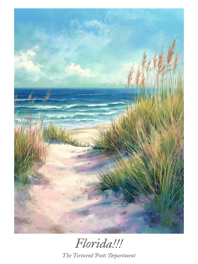 Taylor Swift Fan Art Florida Ttpd Watercolour