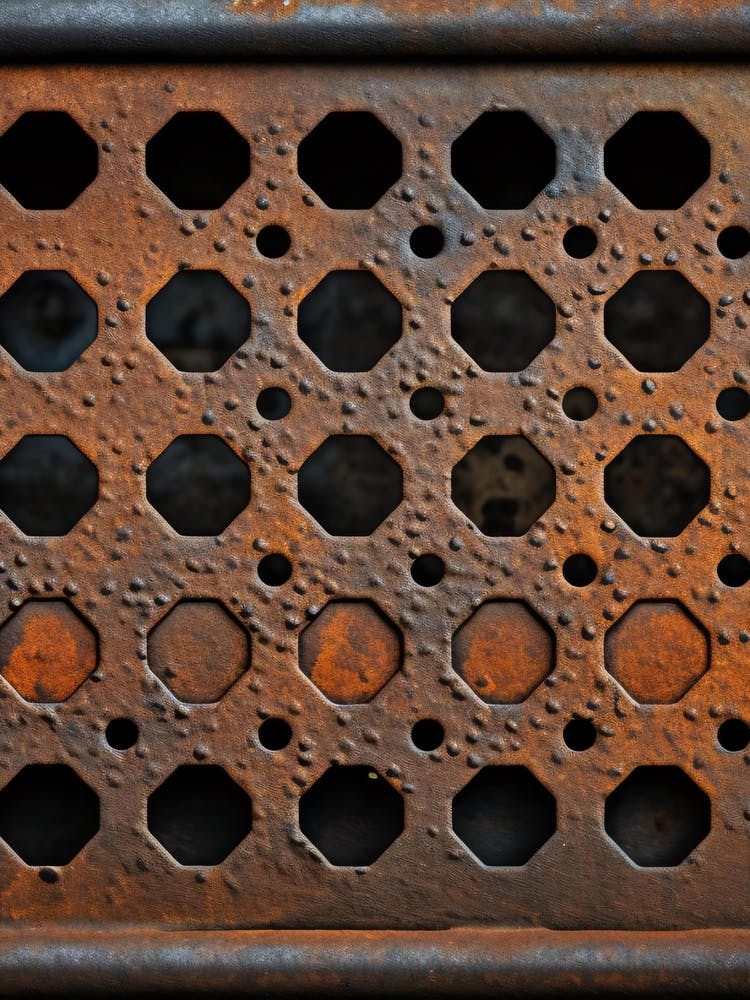 Rusty Metal Grates