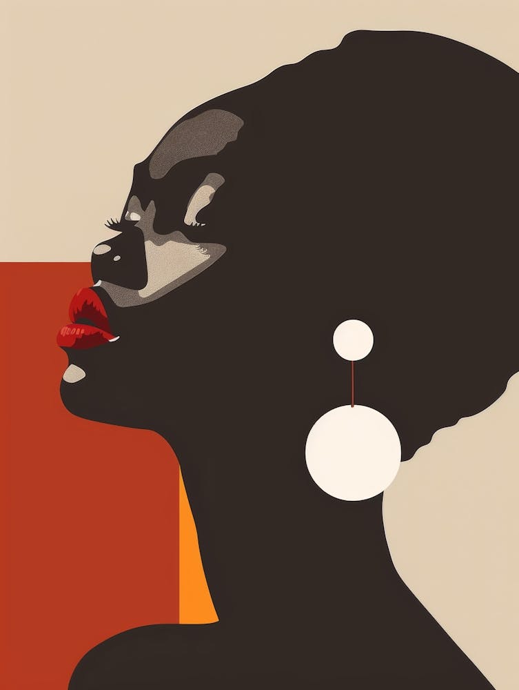 African Woman Canvas Print 9