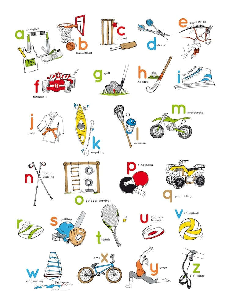 Sports Alphabet