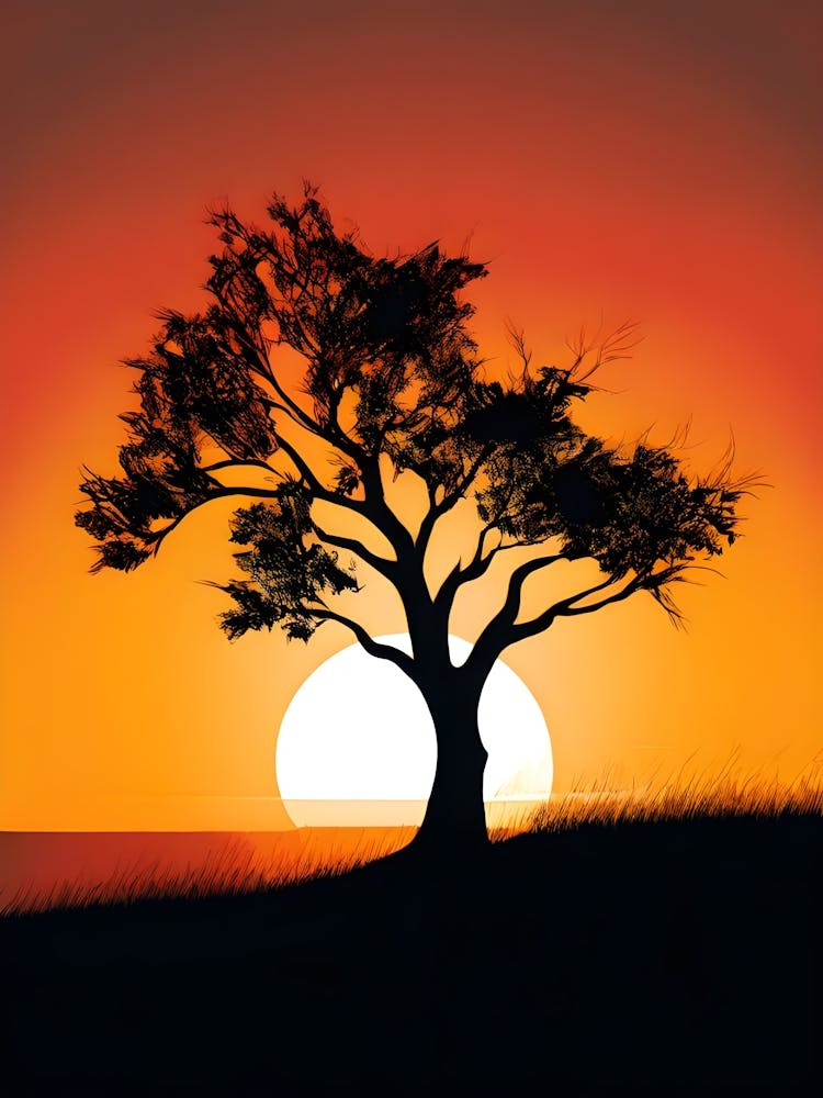 Sunset Tree 6