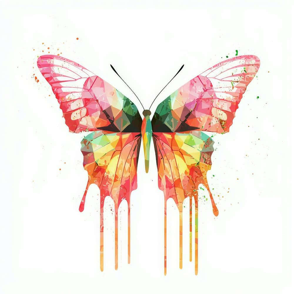 Butterfly Watercolor Painting