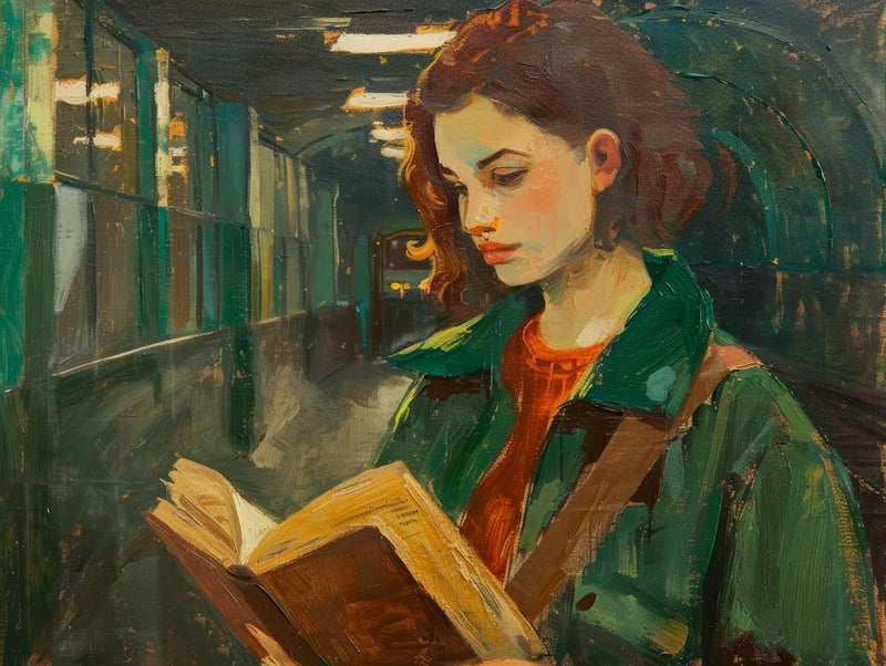 Girl Reading A Book 9